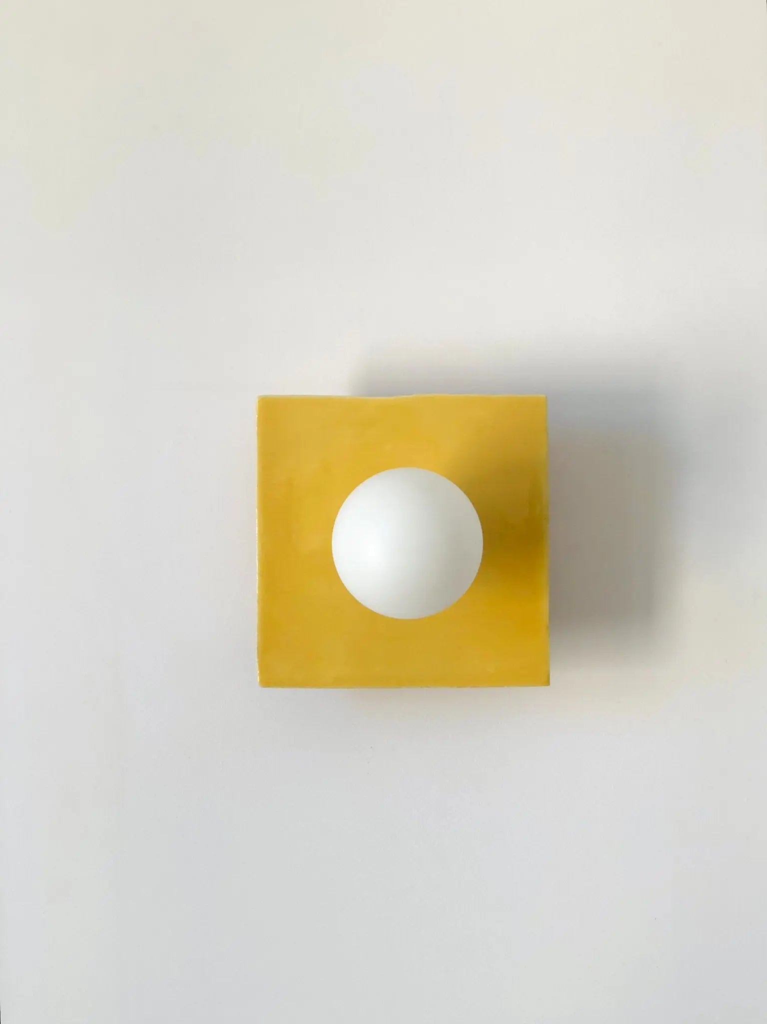 Applique murale Globe Tile - Yellow - 1