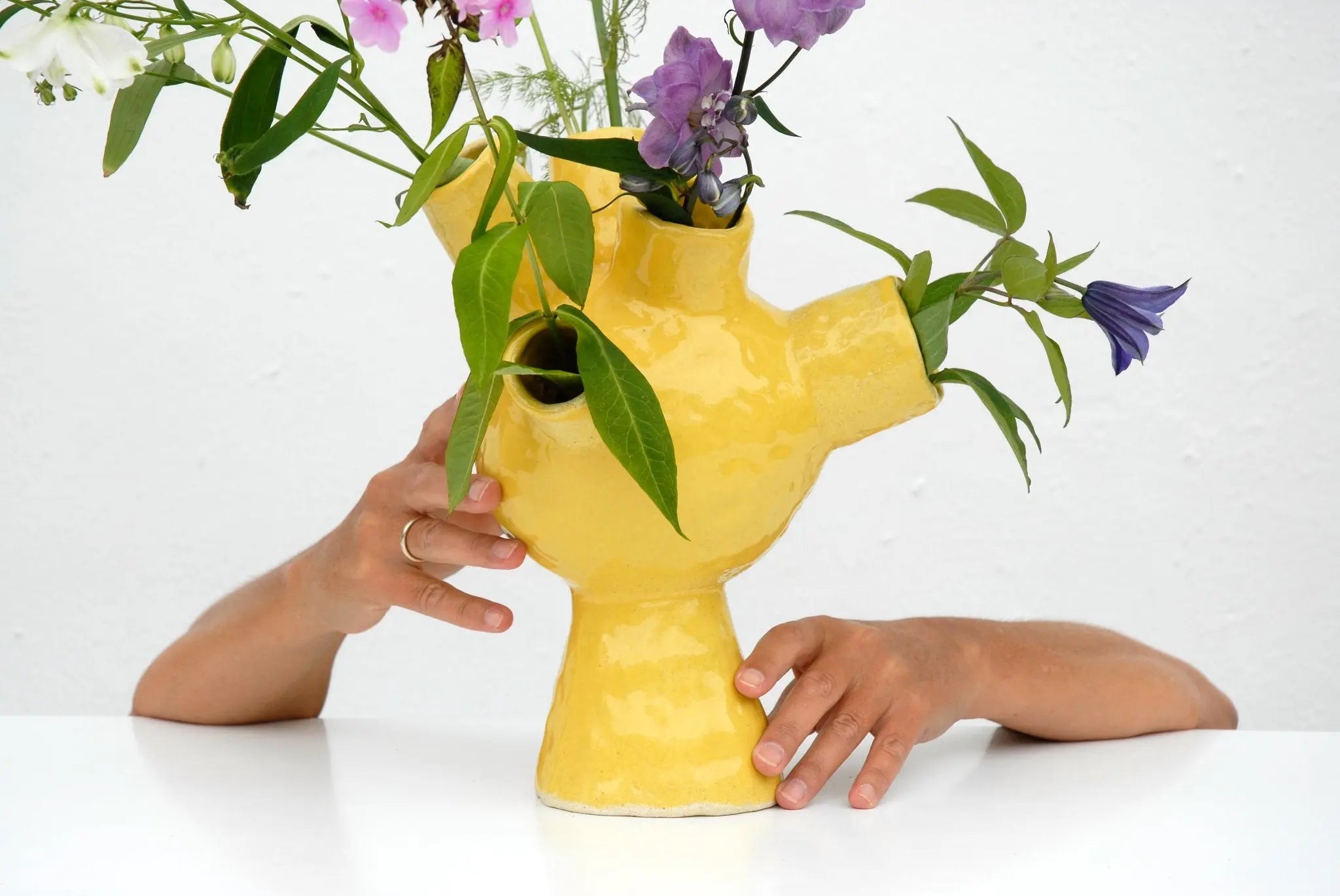 Hydra Vase - Sunny Yellow - 2