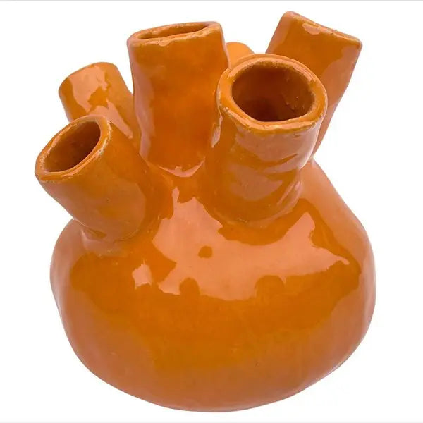 Hydra Vase - Orange (low) - 6