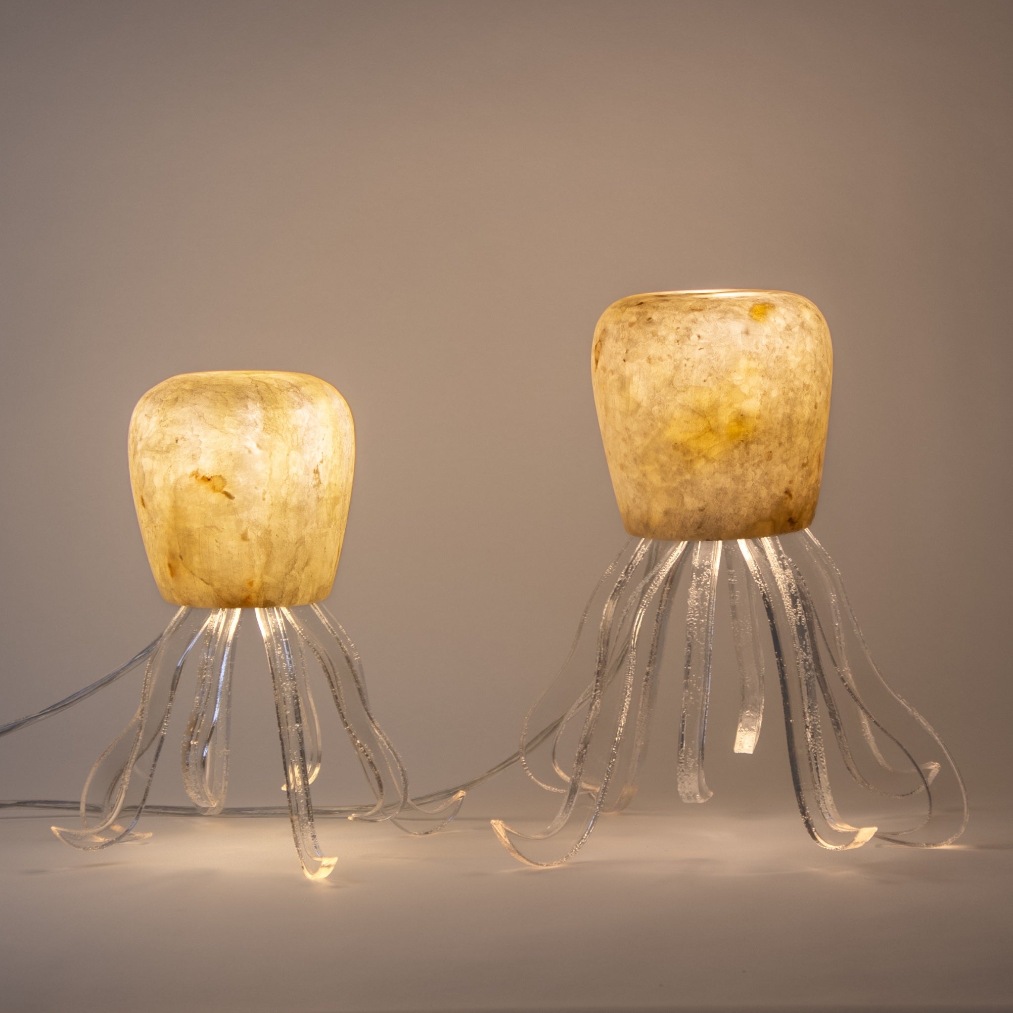Seeba Bubbly | Tapered Material Lights