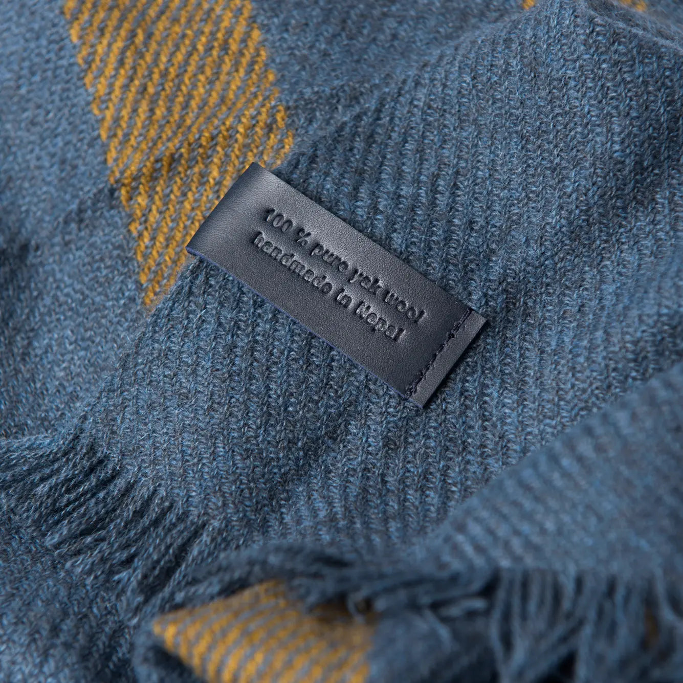Plaid en pure laine de Yak "Khullu" - 5
