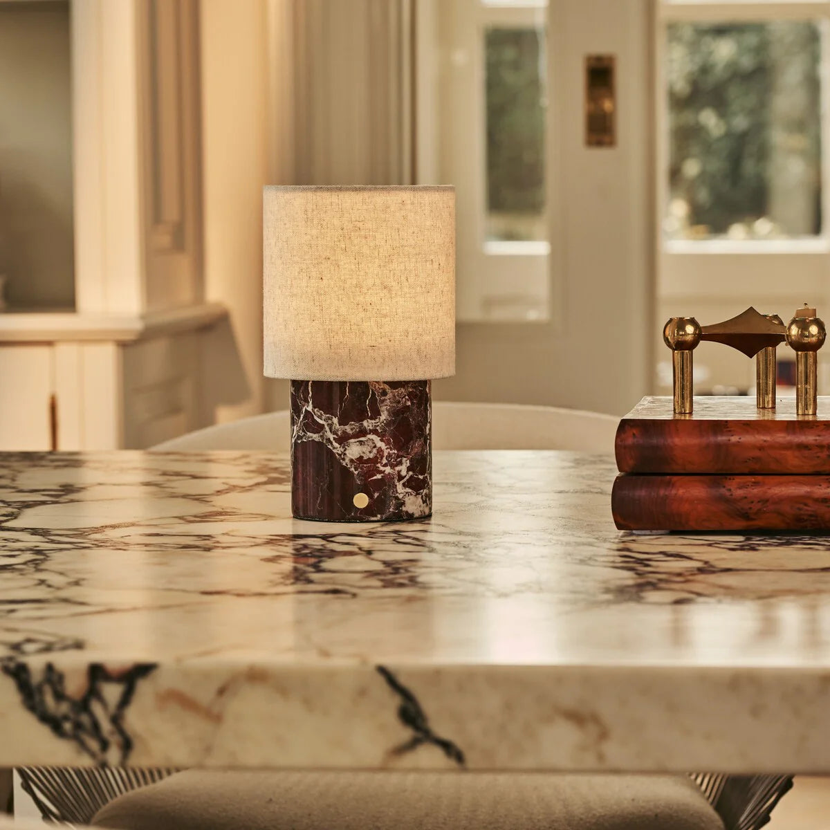 Marble Rechargeable Table Lamp